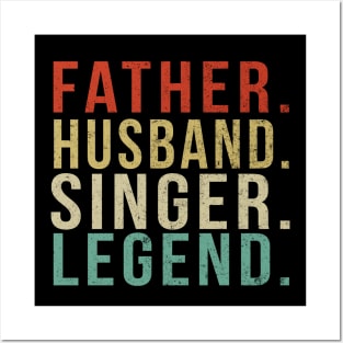 Singer Dad Vintage/ Father. Husband. Singer . Legend. Posters and Art